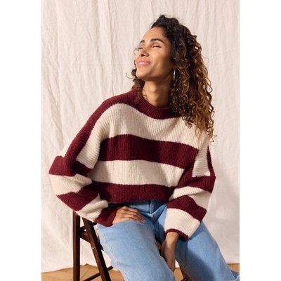 Pull côtelé avec blocs de couleur LOLALIZA
