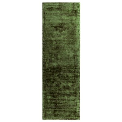 Distressed Hand Woven Viscose Runner Rug - 240x66cm SO'HOME