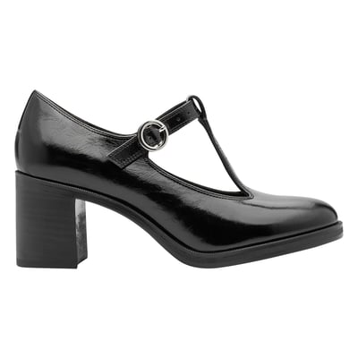 Chaussures salomé en cuir à talons TAMARIS