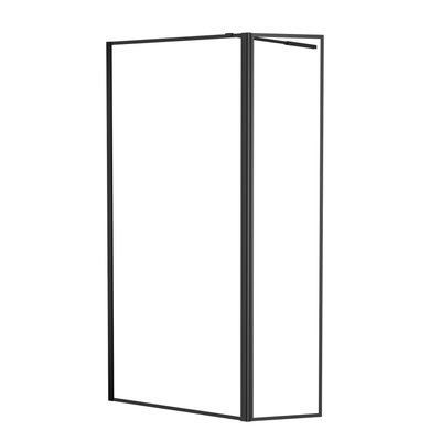 Paroi de douche minimaliste avec volet pivotant HOME MAISON