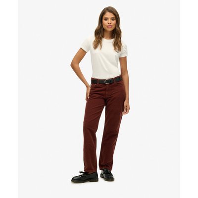 Pantalon droit en velours côtelé SUPERDRY