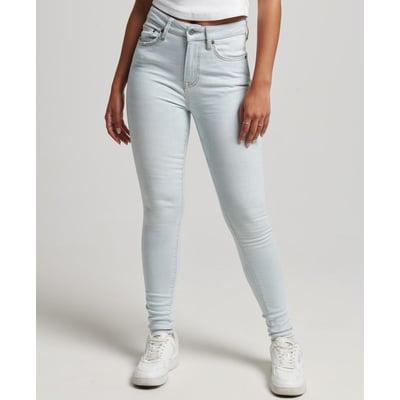 Jean Denim skinny taille haute en coton bio SUPERDRY