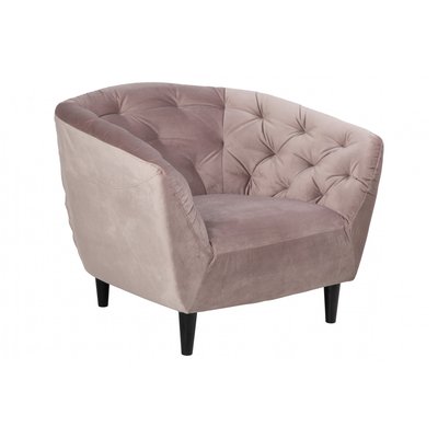 Fauteuil En Velours Capitonné - Ria HELLIN, DEPUIS 1862