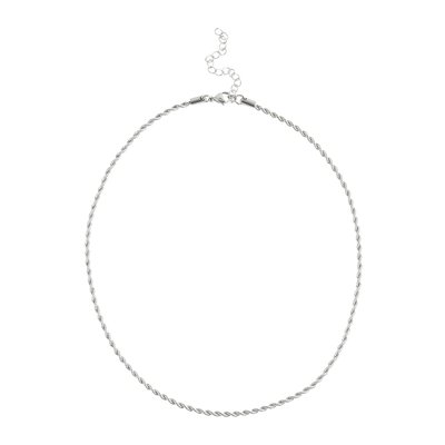 Collier chaîne torsadée en acier inoxydable NEXT