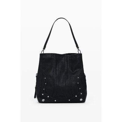 Sac effet cuir brodé moyen DESIGUAL