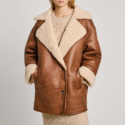 Veste Longue En Suédine PEPE JEANS