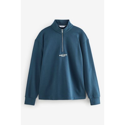 Sweat à capuche graphique imprimé - col zippé NEXT