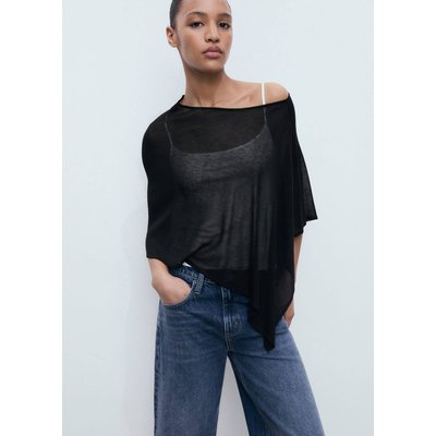 Cape en maille asymétrique MANGO