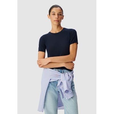 Pull manches courtes tricot en laine IKKS