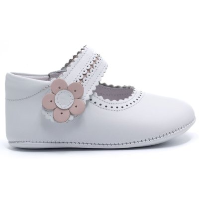 Boni Charlotte - Chaussons bébé fille en cuir souple BONI&SIDONIE