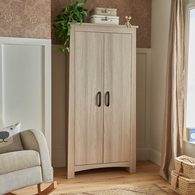 Isla 2 Door Nursery Ash Wardrobe CUDDLECO