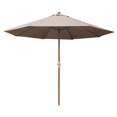 Parasol en bois 300 cm avec manivelle Holly PROLOISIRS