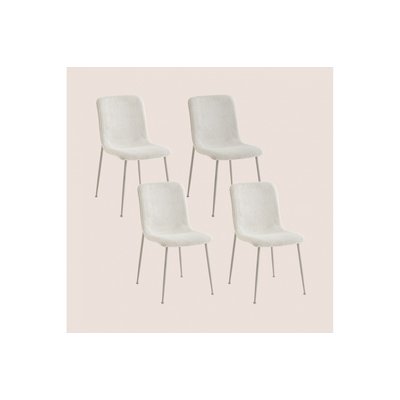 Chaises de salle à manger en velours côtelé (lot de 4) - SARINA HELLIN, DEPUIS 1862