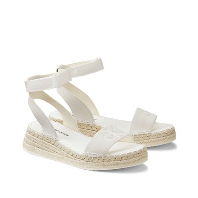 Sandales compensées en cuir CALVIN KLEIN JEANS