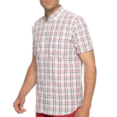 Chemise manches courtes à carreaux SHILTON