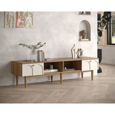 Комод под TV с двумя ящиками из березы SO'HOME