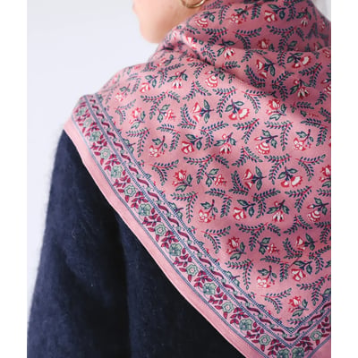 Foulard adulte Toile de Jouy depuis 1760 - Flora BINDI ATELIER
