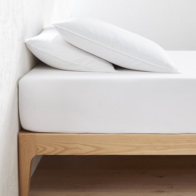 Drap housse uni coton lavé bonnet 30cm, Scenario LA REDOUTE INTERIEURS