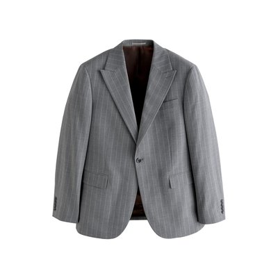 Veste de costume ajustée rayée NEXT