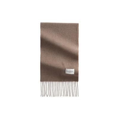 Écharpe en laine tissée avec de longues franges MARC O'POLO
