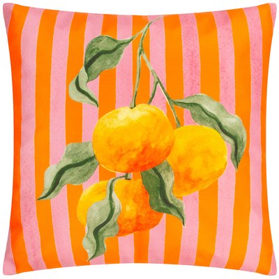 Oranges Striped Outdoor Filled Cushion FURN.