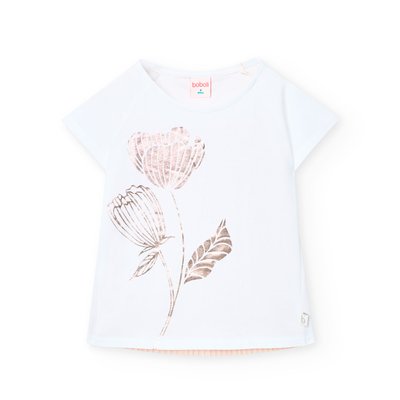 T-shirt à manches courtes avec dessin frontal BOBOLI