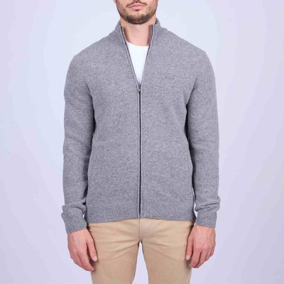 Cardigan zippé col montant MISE AU GREEN
