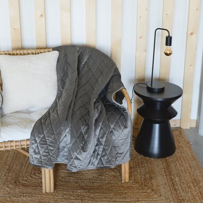 Plaid Canapé en Velours Matelassé HOME MAISON