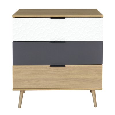 Commode 3 tiroirs modèle Sven THE HOME DECO FACTORY