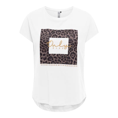 T-Shirt mit Aufdruck vorne ONLY PLAY