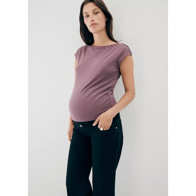 T-shirt de grossesse froncé MANGO