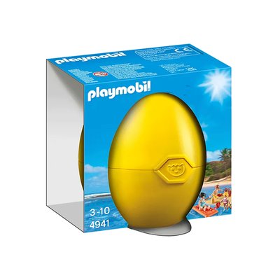Maman et enfants à la plage PLAYMOBIL