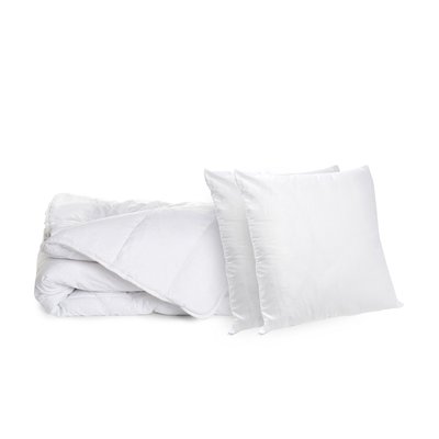Pack été couette + oreiller(s) anti-transpiration TOPCOOL BLEU CALIN
