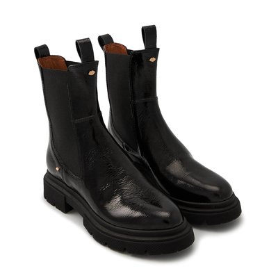 Bottines Patti Cuir Brillant BONS BAISERS