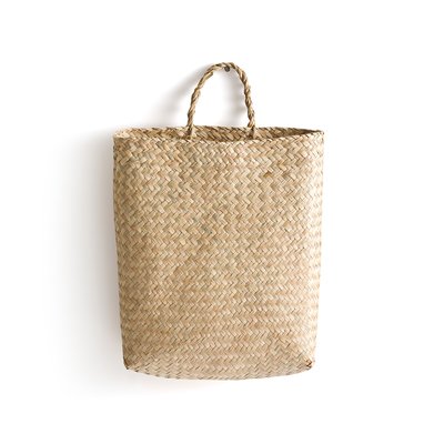 Rixy Woven Straw Wall Basket LA REDOUTE INTERIEURS