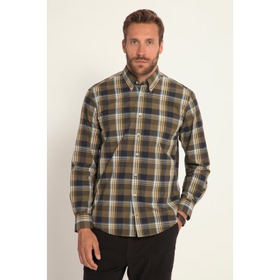 Chemise à carreaux. Manches longues et col JP1880