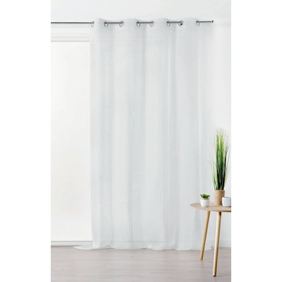 Voilage polyester lin - LAURENE CAMIF