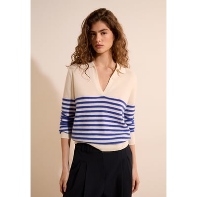 Pull col polo 100% cachemire SIMONETTA POLO ETAM