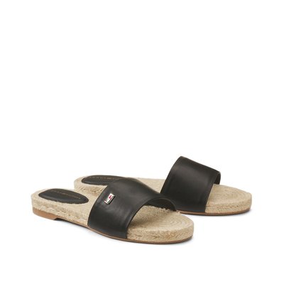 Leather Flat Mules TOMMY HILFIGER
