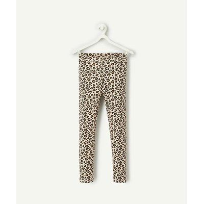 Legging imprimé léopard en jersey TAPE A L'OEIL