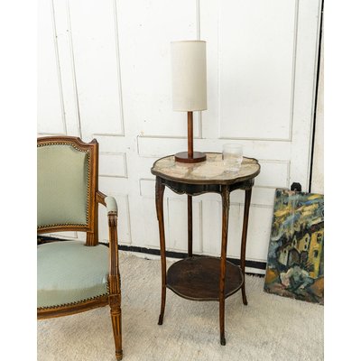 Table d'appoint en marbre Francine N°216 - Bon état DEBONGOUT