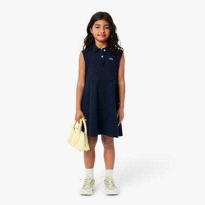 Robe polo sans manche en Piqué stretch LACOSTE