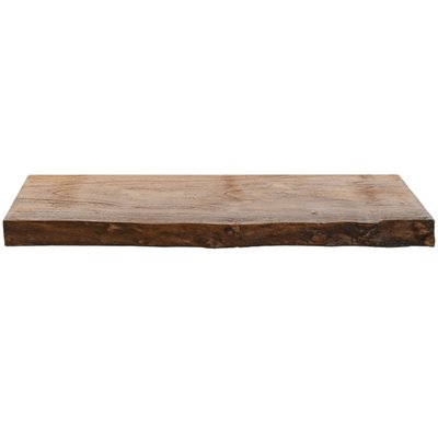Étagère murale minimaliste teck naturel 60x25x4cm WADIGA