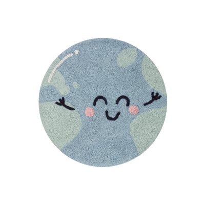 Tapis Rond en coton Grand grand monde MR. WONDERFUL LORENA CANALS