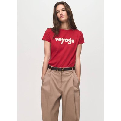 T-shirt en coton imprimé MANGO