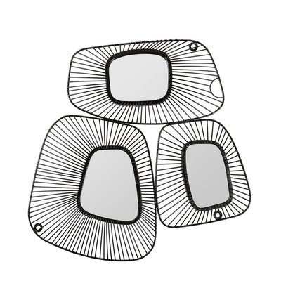 Décoration Murale Métal Trio Miroirs DECORATIE