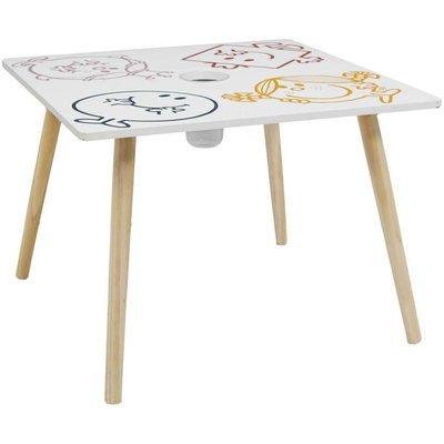 Table pour enfants avec pot à crayon intégré Monsieur Madame CMP