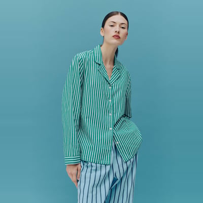 Chemise rayée en coton bio GOTS MONOPRIX