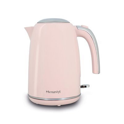 Bouilloire électrique 1,7L en acier inoxydable, RETRO MENASTYL