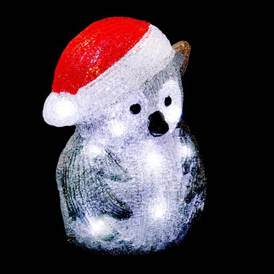 Hibou lumineux extérieur H24cm 20 LED + transfo FEERIC LIGHTS & CHRISTMAS